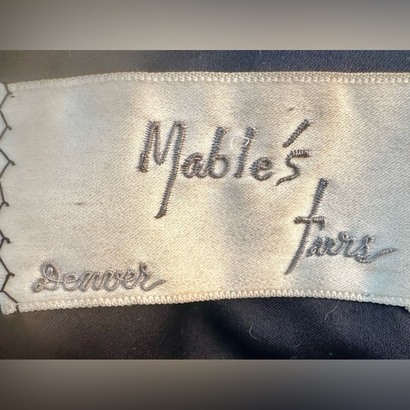 White & Black Cross mink and leather jacket, custom-made from Mable’s Furs. - Picture 6 of 6